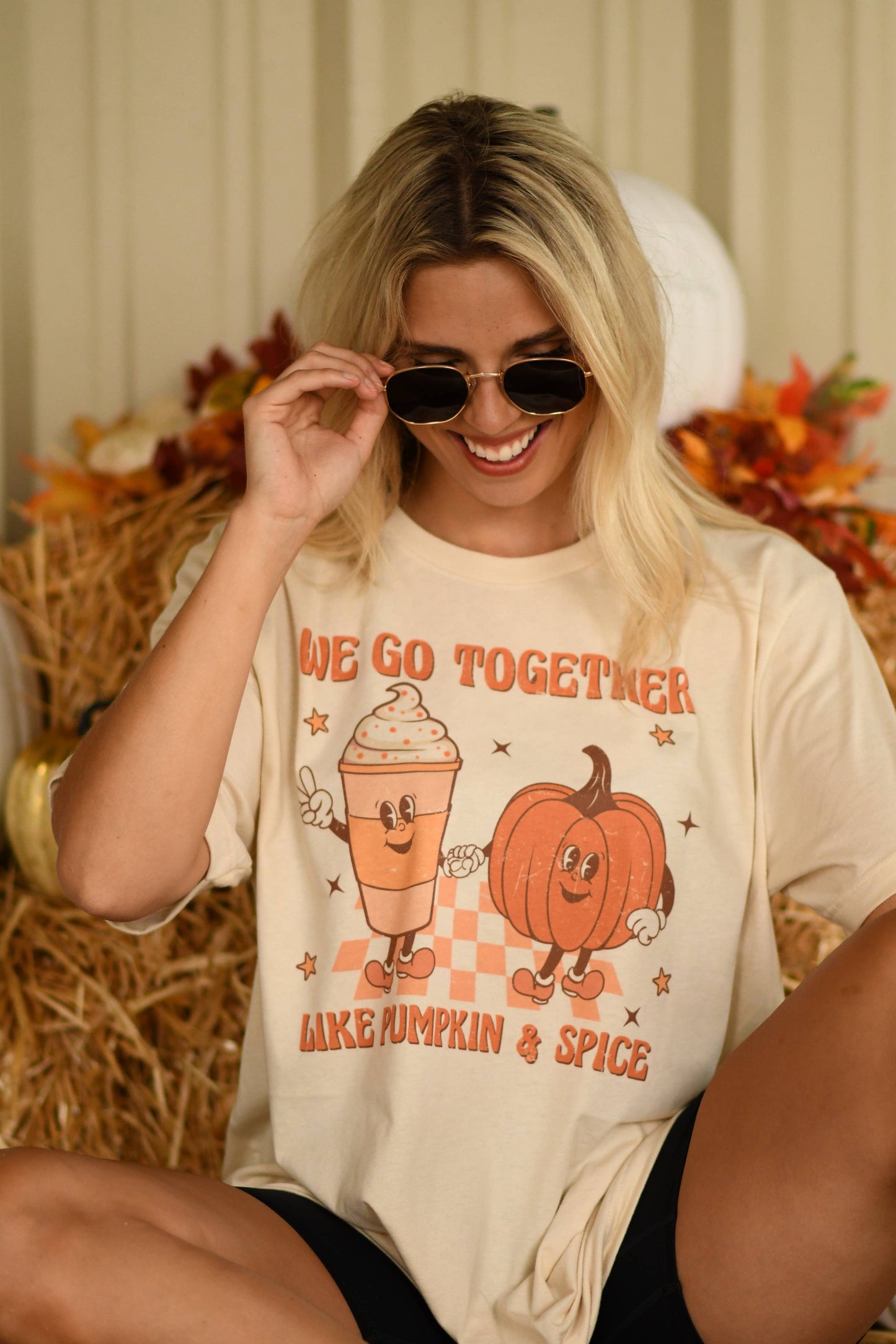 We Go Together Like Pumpkin And Spice Tee RTS