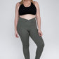 Plus Size V Waist Full Length Leggings