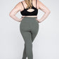 Plus Size V Waist Full Length Leggings