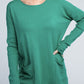 Viscose Front Pockets Sweater