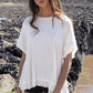 Peek-a-boo Ruffle Overlay Knit Top