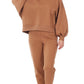 Balloon Sleeve Sweatshirt & Sweatpants Set