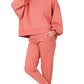 Balloon Sleeve Sweatshirt & Sweatpants Set