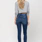 High Rise Distressed Clean Cut Crop Skinny