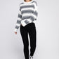 Two Tone Drop Shoulder Sweater