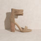 OASIS SOCIETY Blair - Thick Ankle Strap Block Heel