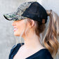 C.C Mossyoak Criss-Cross Pony Cap Hat