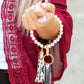 Classic Pearl Key Ring Bracelet