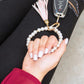 Classic Pearl Key Ring Bracelet