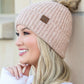 CC Cozy Marled Pom Beanie