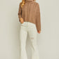 Turtle Neck Cable Knit Sweater