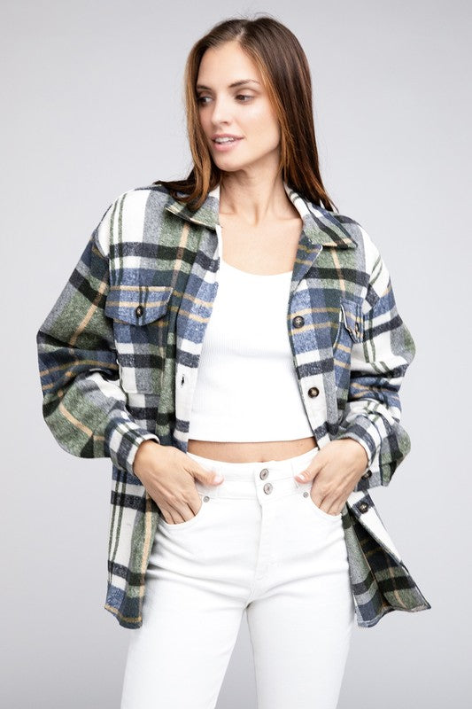 Molly Flannel Button Down