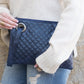 Quilted Wristlet Clutch