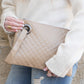 Quilted Wristlet Clutch