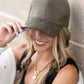 Suede Boyfriend Ball Cap Hat