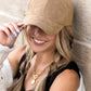 Suede Boyfriend Ball Cap Hat