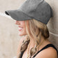 Suede Boyfriend Ball Cap Hat