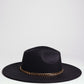 CHAIN BELT FEDORA HAT