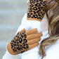 Leopard Stretch Touch Gloves