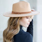 Wide Brim Panama Fedora Hat