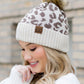 Leopard Fur Pom Beanie