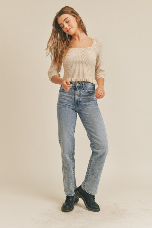 Tasia Rib Knit Top