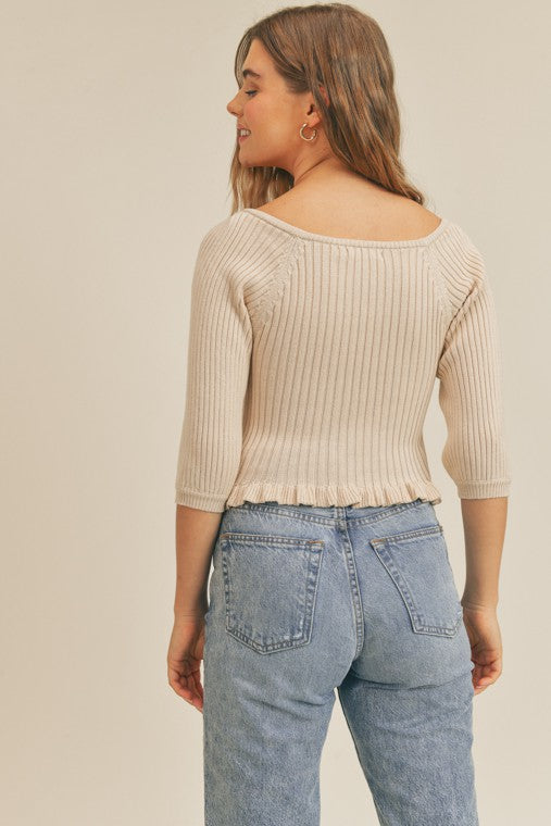 Tasia Rib Knit Top