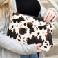 Cow Print Oversized Everyday Clutch