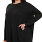 Charlotte Plus Dolman Long Sleeve Top