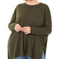 Charlotte Plus Dolman Long Sleeve Top