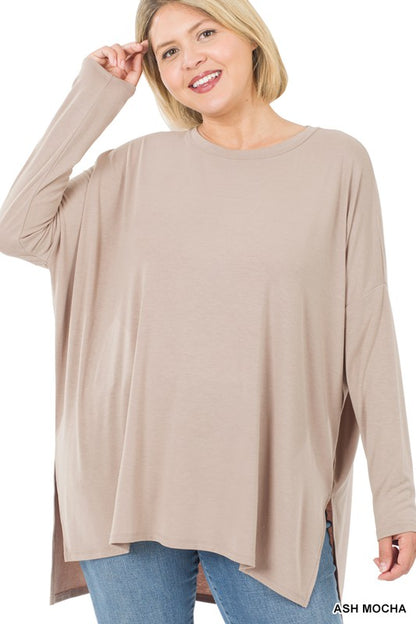 Charlotte Plus Dolman Long Sleeve Top