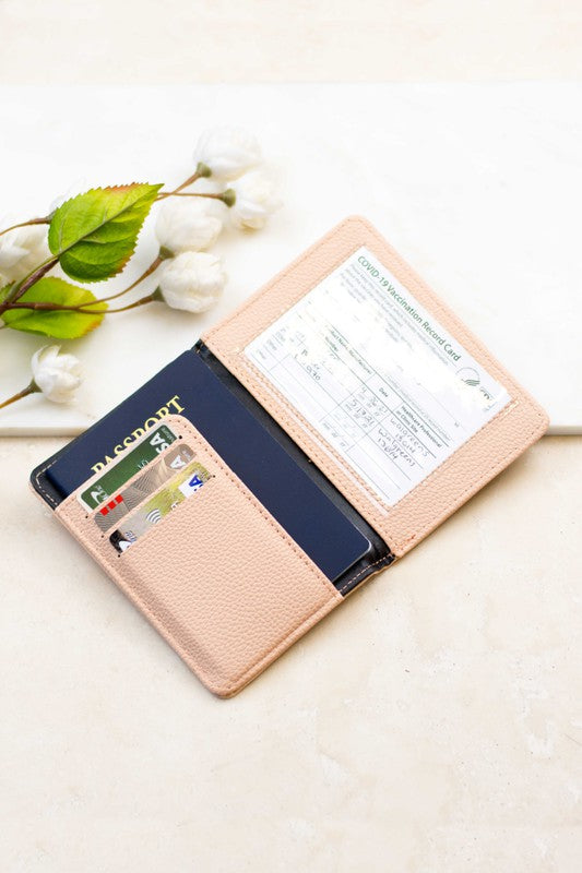 Passport and Vaccine Credit Card Wallet