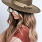 WIDE BRIM RIBBON FEDROA HAT