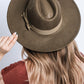 WIDE BRIM RIBBON FEDROA HAT