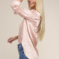 Satin long sleeve blouse