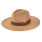 WIDE BRIM RIBBON FEDROA HAT