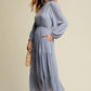 Autumn Maxi Woven Dress