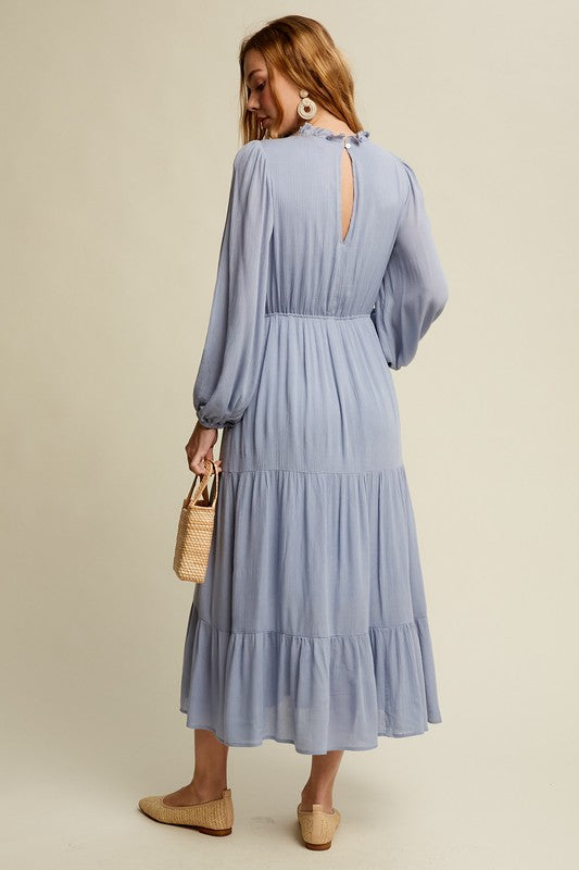 Autumn Maxi Woven Dress