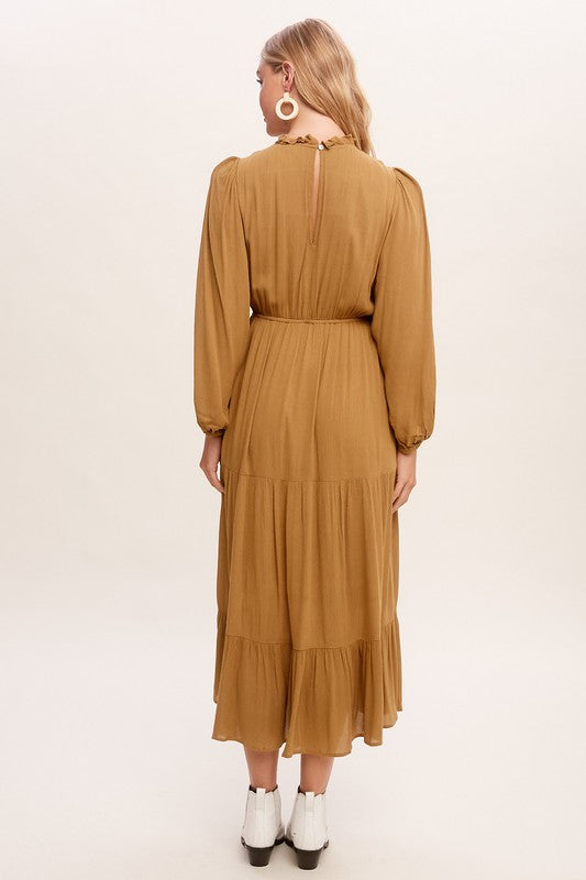 Autumn Maxi Woven Dress