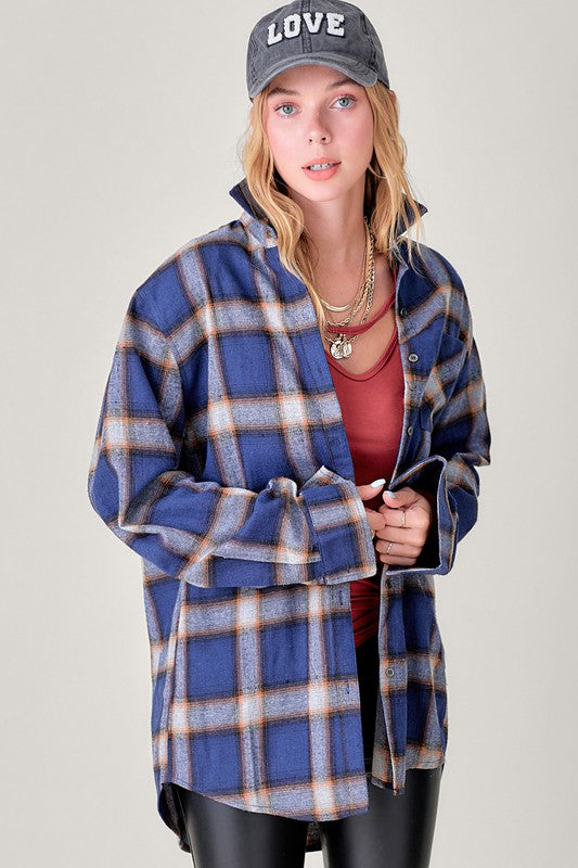 Shania Plaid Button Down