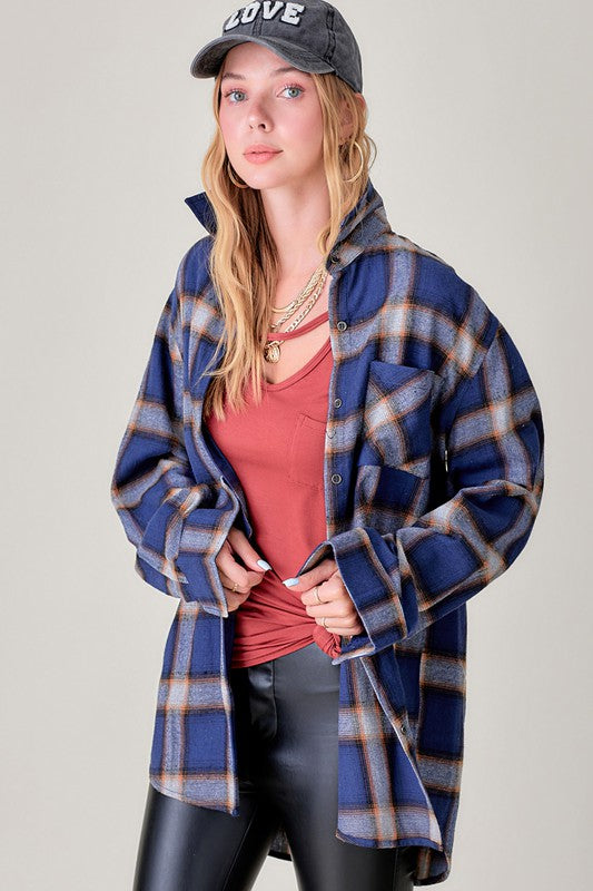 Shania Plaid Button Down