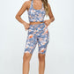 Flowers print activewear set