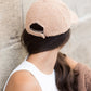 Boucle Sherpa Teddy Bear Knit Ball Cap