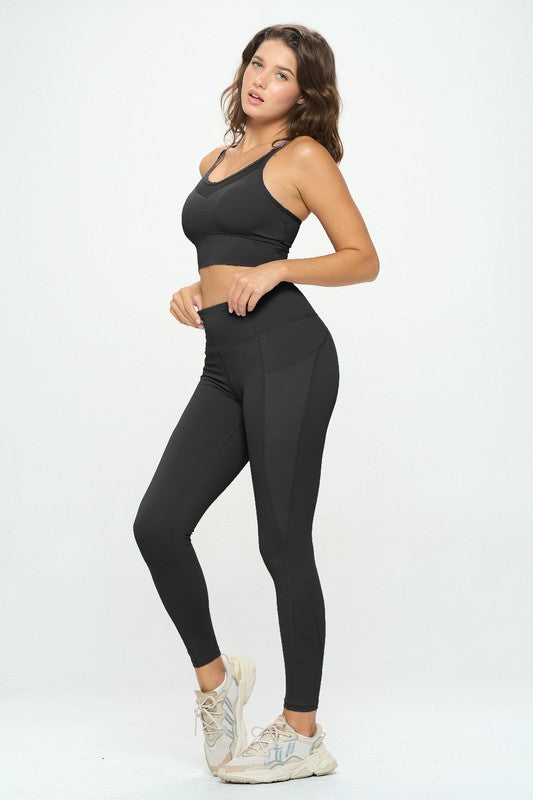 Activewear Set Top and Leggings