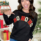 Ho Ho Ho Chenille Sweatshirt