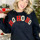 Ho Ho Ho Chenille Sweatshirt