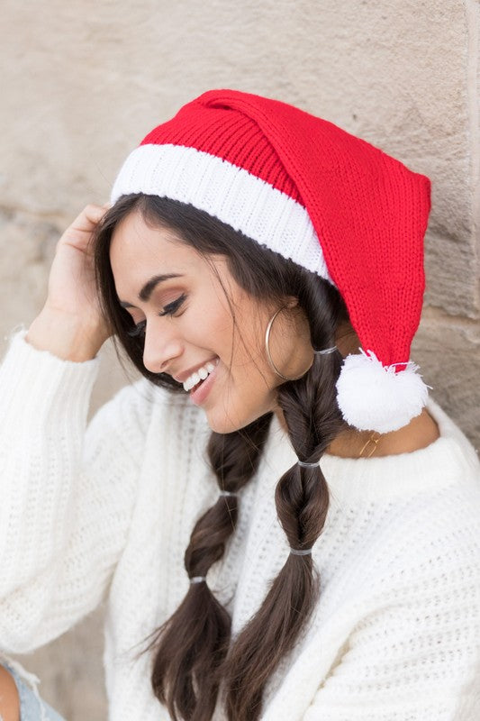 Santa Stocking Beanie Hat