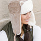 Kitten Ear Trapper Hat