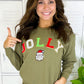 Jolly Santa Ideal Chenille Sweatshirt