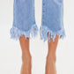 High Rise Crop Bootcut Denim Pants